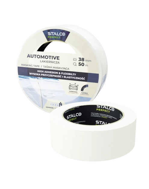 Zdjęcie: Taśma maskująca lakiernicza 25 mm x 50 m PERFECT