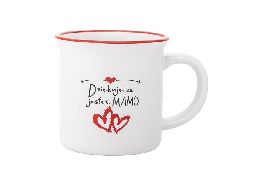 Zdjęcie: Kubek 320 ml z wywiniętym rantem dekoracja mama A ALTOM DESIGN