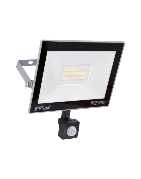 Zdjęcie: Naświetlacz SMD z czujnikiem ruchu Kroma Led S 50W kolor szary STRUHM