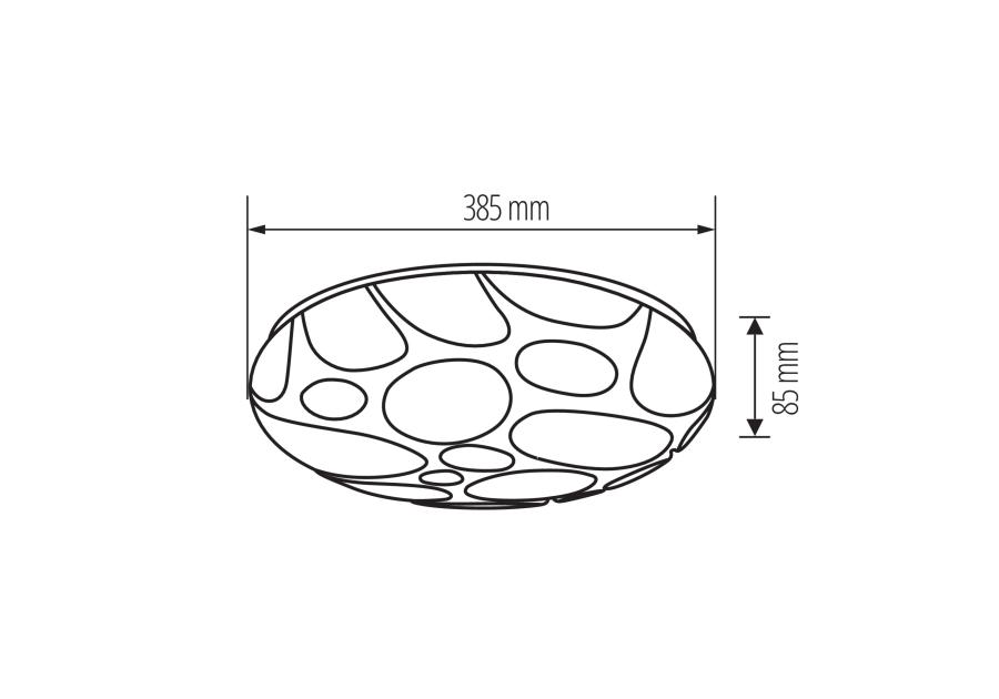 Zdjęcie: Oprawa LED KB Gamta plafon 18 W KINGBERRY