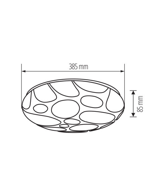 Zdjęcie: Oprawa LED KB Gamta plafon 18 W KINGBERRY
