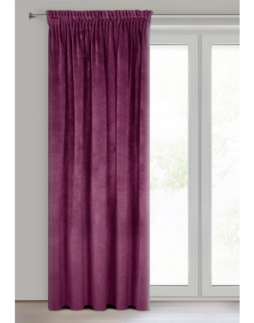 Zdjęcie: Zasłona gotowa Villa na taśmie 140x270 cm fioletowy EUROFIRANY