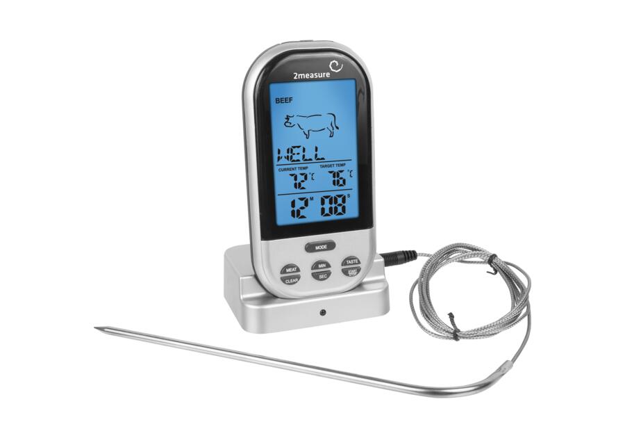 Zdjęcie: Bezprzewodowy termometr do żywności 0+250 C BROWIN