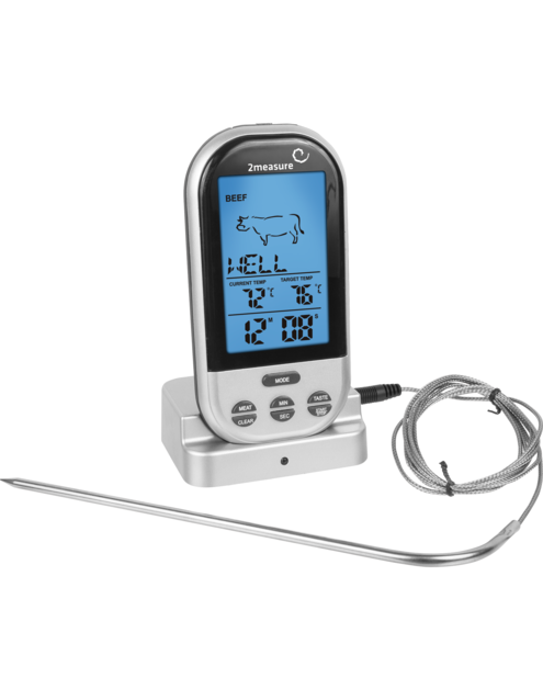 Zdjęcie: Bezprzewodowy termometr do żywności 0+250 C BROWIN