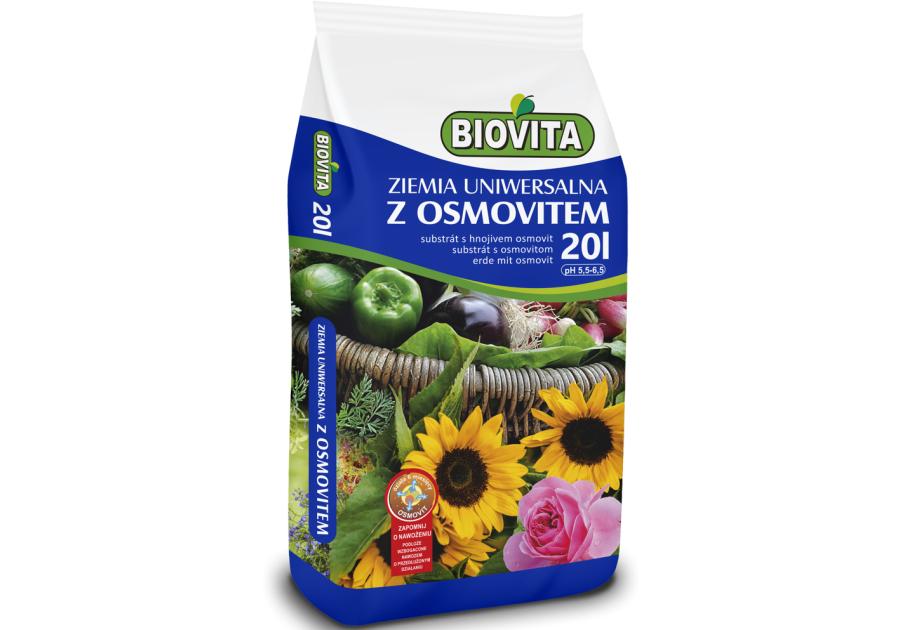 Zdjęcie: Ziemia uniwersalna z osmovitem 20 L BIOVITA