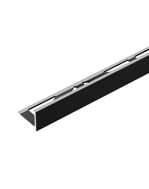 Zdjęcie: Profil do glazury 12x18 mm - 2,5 m czarny mat CEZAR