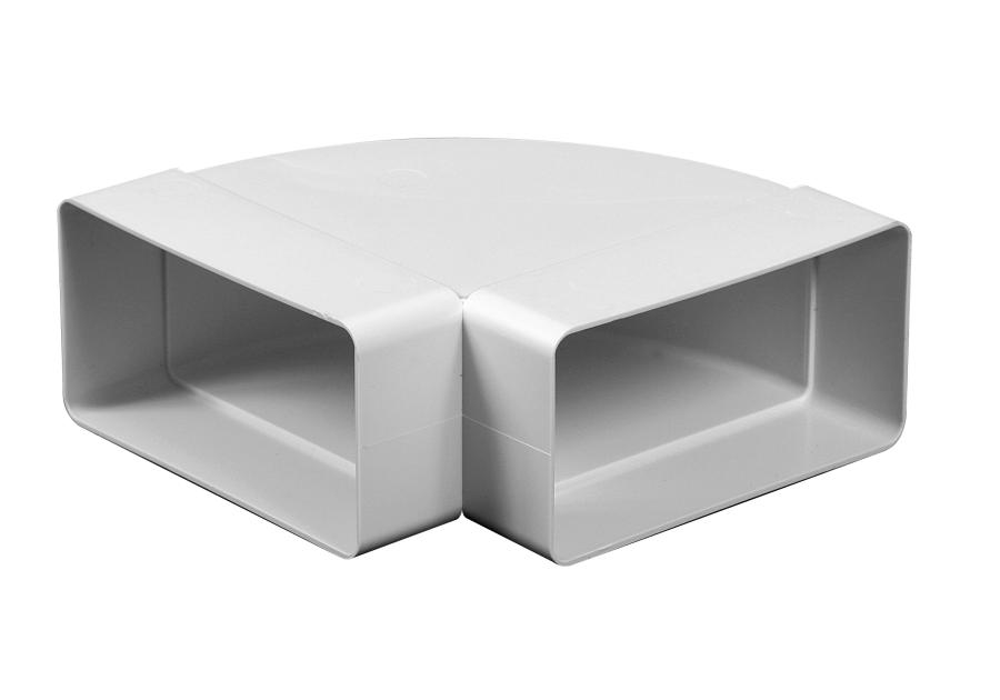 Zdjęcie: Kolano poziome płaskie 75x150 90 stopni AWENTA