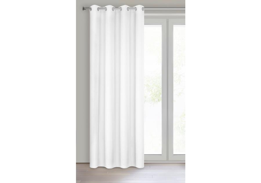 Zdjęcie: Zasłona gotowa Rita 140x250 cm biały EUROFIRANY