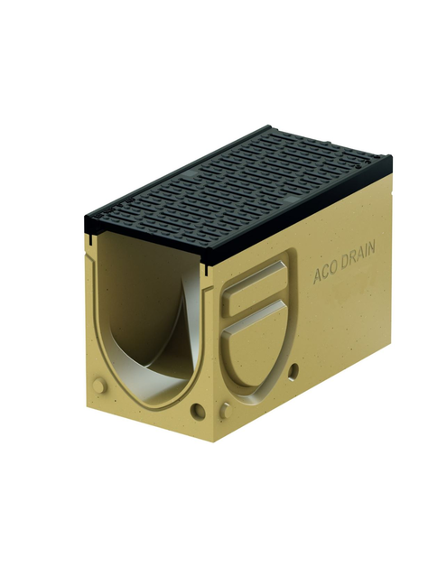 Zdjęcie: Element rewizyjny z polimerobetonu DN150 i rusztem z żeliwa 0,5 m typ 0.2 do Monoblock PD150V ACO