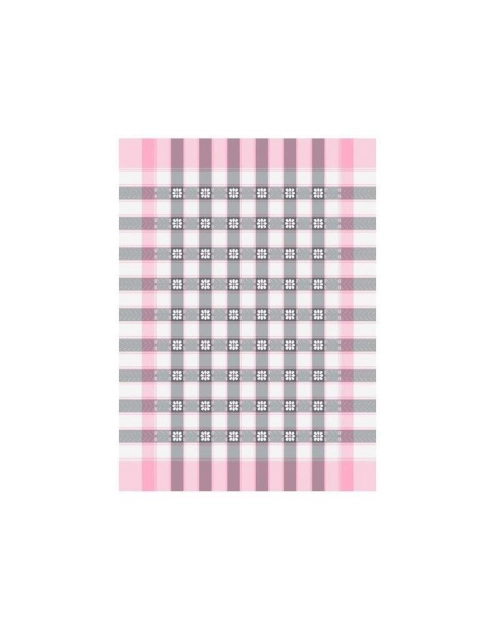 Zdjęcie: Ścierka Czapla 2; 50x70 cm Margaretka różowo-szara FLORENTYNA