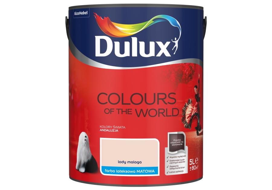 Zdjęcie: Farba do wnętrz Kolory Świata 5 L lody malaga DULUX