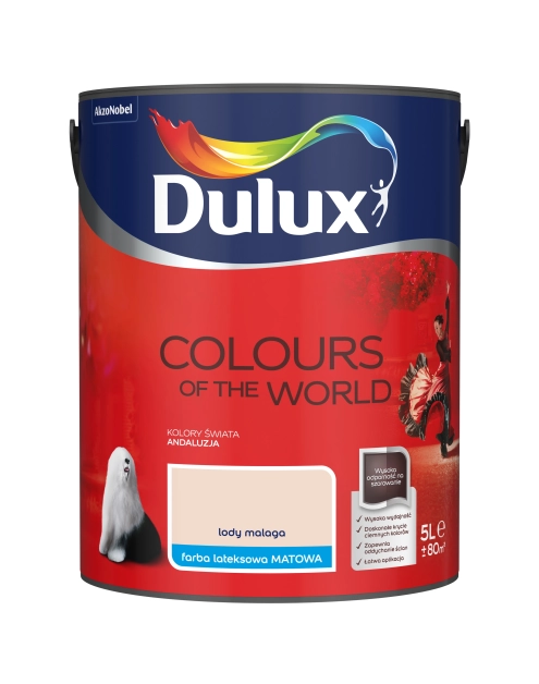 Zdjęcie: Farba do wnętrz Kolory Świata 5 L lody malaga DULUX