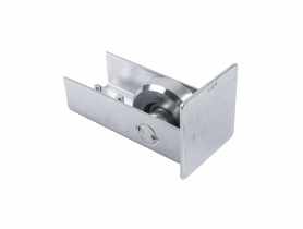 Rolka bramowa najazdowa 80x80 mm z zakończeniem METRO