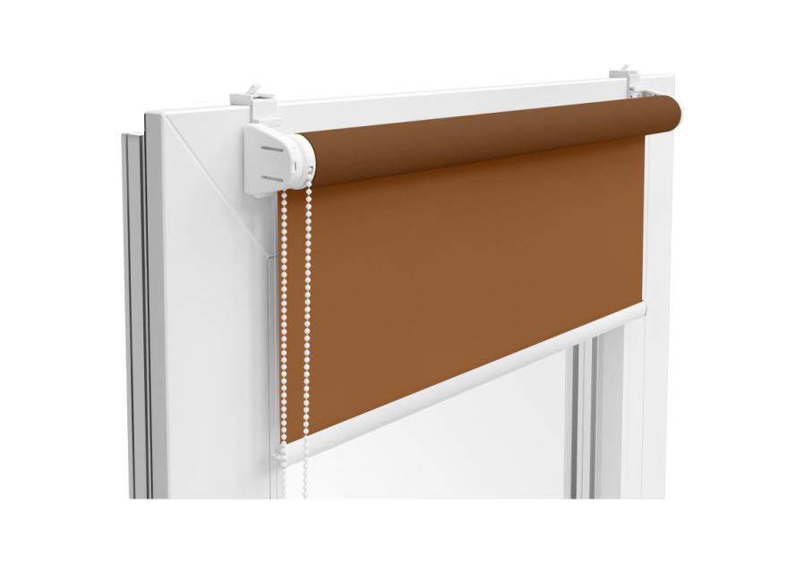 Zdjęcie: Roleta Mini 100% zaciemnienia 35x150 cm jasny brąz  DECODESIGN