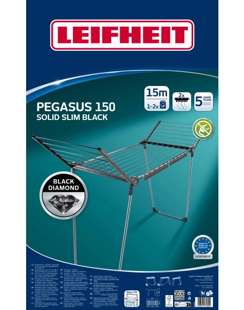 Zdjęcie: Suszarka Pegasus Black Diamond LEIFHEIT