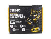 Zdjęcie: Wiertarko-wkrętarka akumulatorowa 20 V RN-29045 DRI20LI RINO