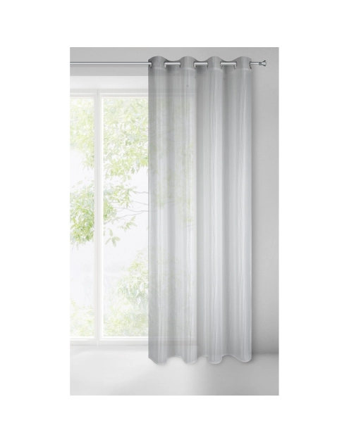 Zdjęcie: Firana gotowa Dezra 140x250 cm szary EUROFIRANY