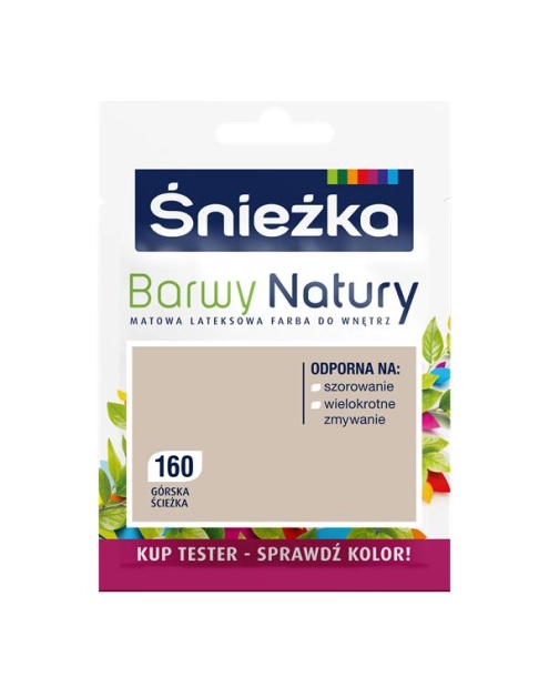 Zdjęcie: Tester koloru Barwy Natury górska ścieżka 160 25 ml ŚNIEŻKA