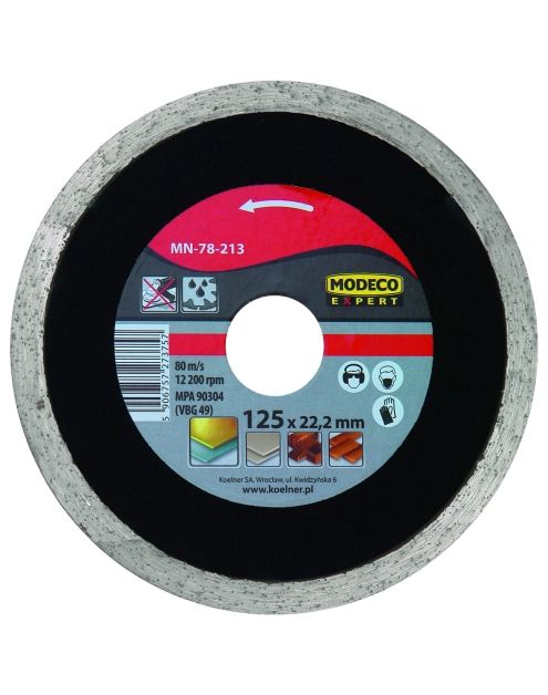 Zdjęcie: Ściernica diamentowa pełna 230 mm RAWLPLUG