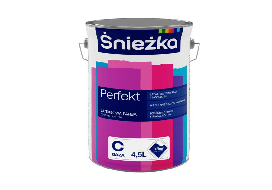 Zdjęcie: Emulsja lateksowa Perfekt BazaC 4,5L ŚNIEŻKA