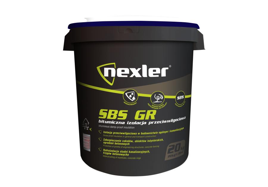 Zdjęcie: Izolacja przeciwwilgociowa sbs gr 10 kg NEXLER