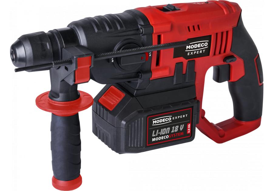 Zdjęcie: Młotowiertarka SDS plus 18 V, 1,2J bez akumulatorów i ładowarki MODECO EXPERT