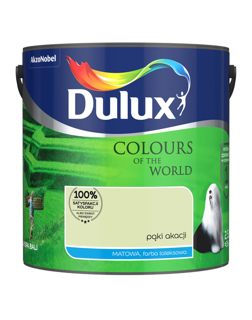 Zdjęcie: Farba do wnętrz Kolory Świata 2,5 L pąki akacji DULUX