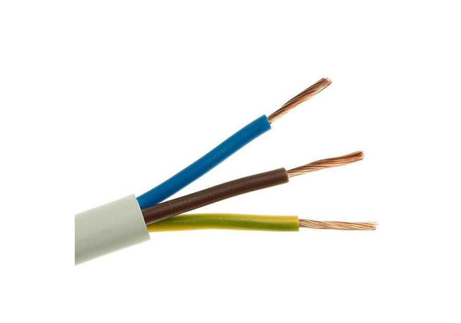 Zdjęcie: Przewód warsztatowy H05VV-F (OWY) 3x2,5 biały ELEKTROKABEL