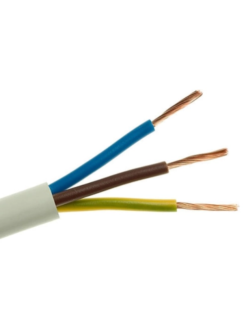 Zdjęcie: Przewód warsztatowy H05VV-F (OWY) 3x2,5 biały ELEKTROKABEL