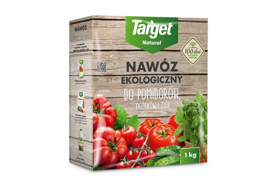 Zdjęcie: Nawóz ekologiczny do pomidorów i ogorków i ziół 100 dni 1 kg TARGET