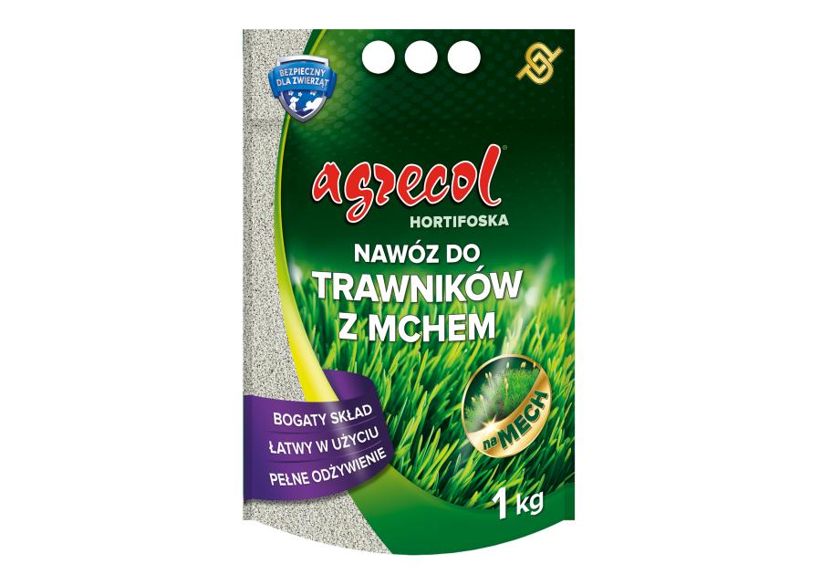 Zdjęcie: Nawóz do trawników z mchem Hortifoska 1 kg AGRECOL