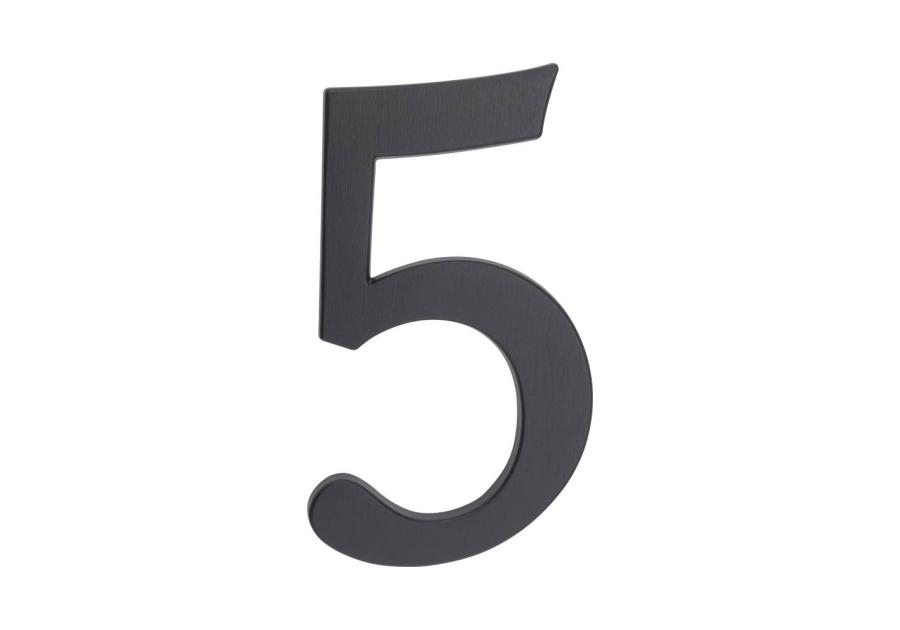 Zdjęcie: Cyfra aluminiowa 5, kolor grafit 190 mm METRO