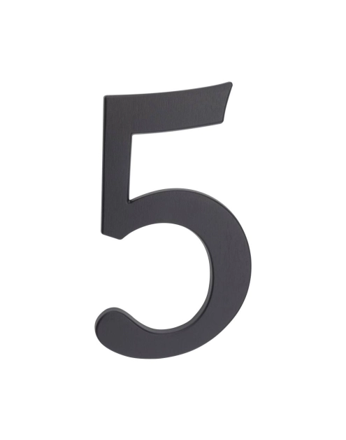 Zdjęcie: Cyfra aluminiowa 5, kolor grafit 190 mm METRO