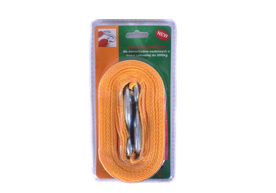 Zdjęcie: Linka holownicza taśmowa 3T hak 4 m RIM KOWALCZYK