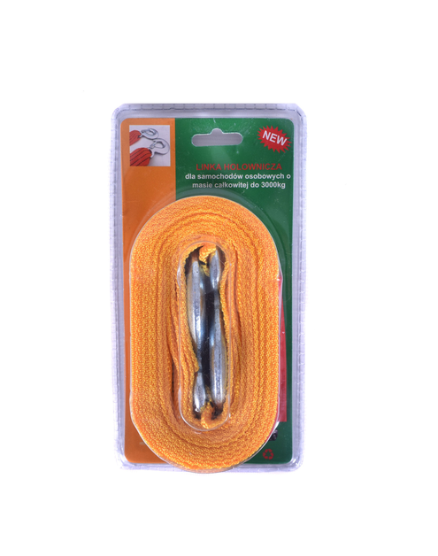 Zdjęcie: Linka holownicza taśmowa 3T hak 4 m RIM KOWALCZYK