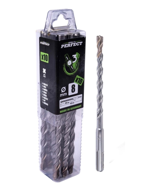 Zdjęcie: Wiertło do betonu sds-plus v3 x-pack 8x210 mm powermax s-71479 STALCO