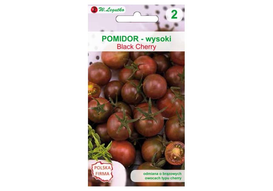 Zdjęcie: Pomidor gruntowy wysoki Black Cherry W.LEGUTKO