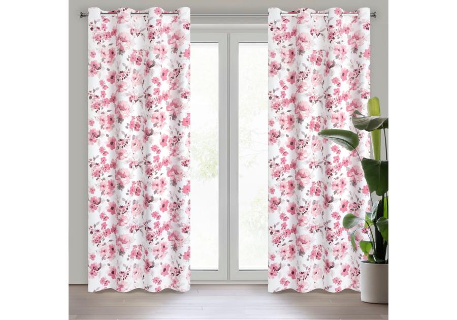 Zdjęcie: Zasłona gotowa Caren 140x250 cm biały EUROFIRANY