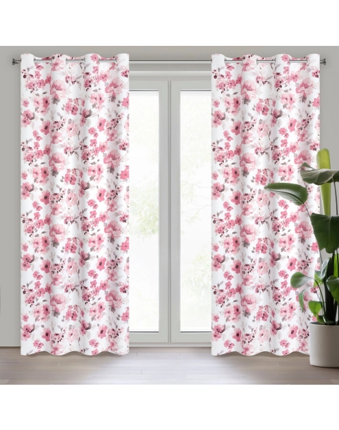 Zdjęcie: Zasłona gotowa Caren 140x250 cm biały EUROFIRANY