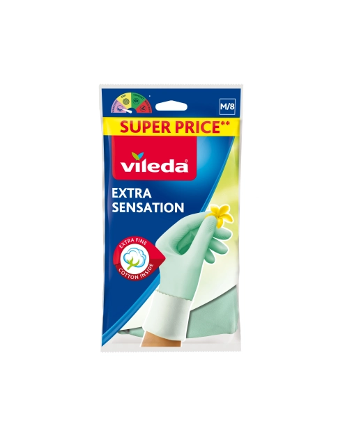 Zdjęcie: Rękawice Extra Sensation M VILEDA