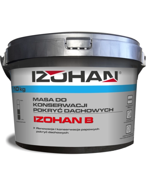 Zdjęcie: Masa do konserwacji pokryć dachowych B, 20 kg IZOHAN