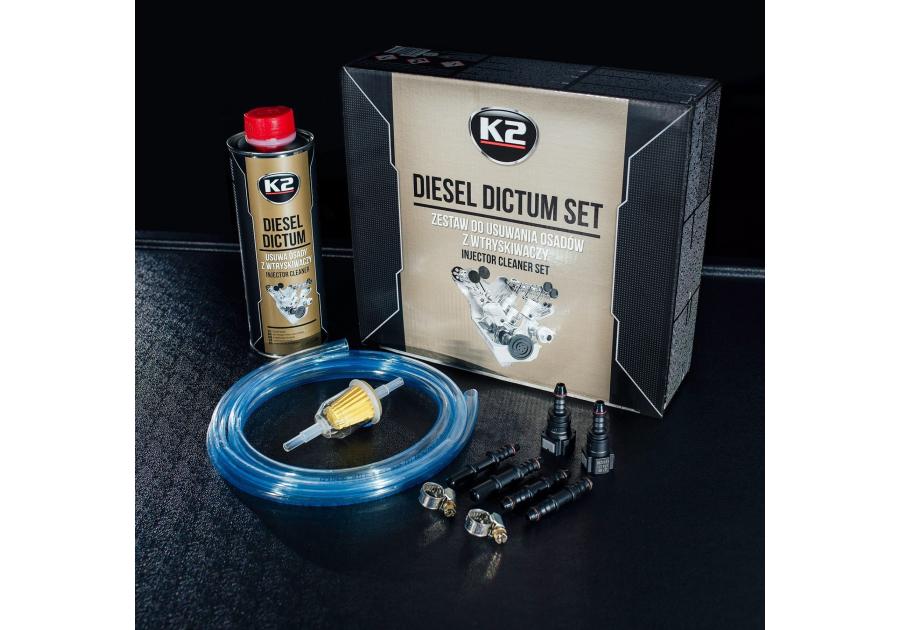 Zdjęcie: Środek do czyszczenia wtryskiwaczy diesla common rail Diesel Dictum 500 ml set K2