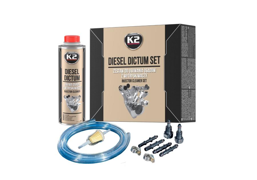 Zdjęcie: Środek do czyszczenia wtryskiwaczy diesla common rail Diesel Dictum 500 ml set K2