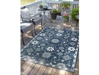 Zdjęcie: Dywan outdoor 120x170 cm Panama 8467 łączka niebieska INDAVO