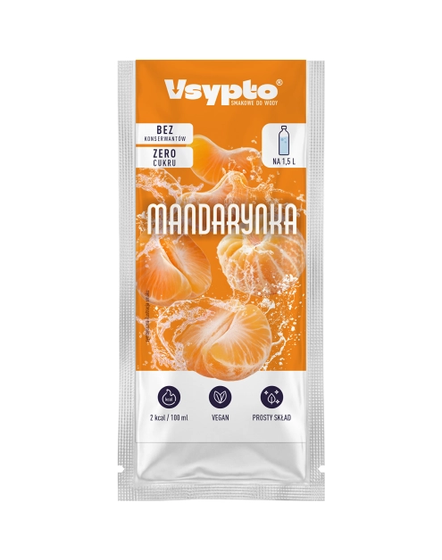 Zdjęcie: Napój w proszku do wody o smaku mandarynkowym 9 g VSYPTO