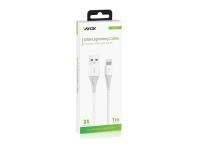 Zdjęcie: Kabel USB Lightning 1 m biały VA0057 VAYOX