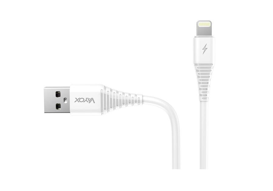 Zdjęcie: Kabel USB Lightning 1 m biały VA0057 VAYOX