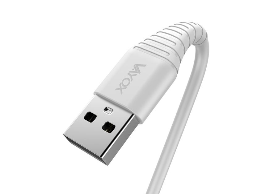 Zdjęcie: Kabel USB Lightning 1 m biały VA0057 VAYOX