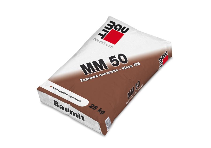 Zdjęcie: Zaprawa murarska - klasa M5 MM 50 - 25 kg BAUMIT