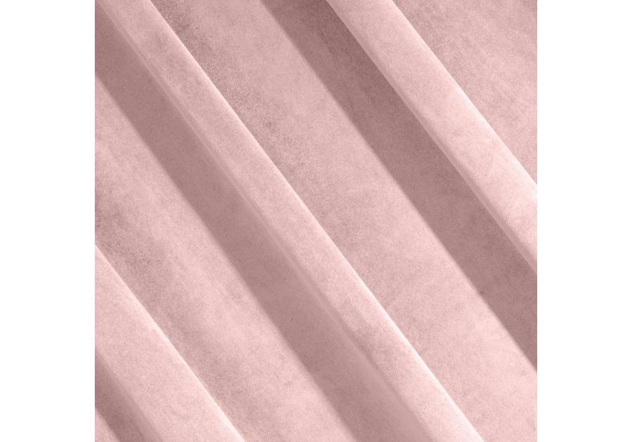 Zdjęcie: Zasłona Ines 140x270 cm pudrowa na szelkach EUROFIRANY